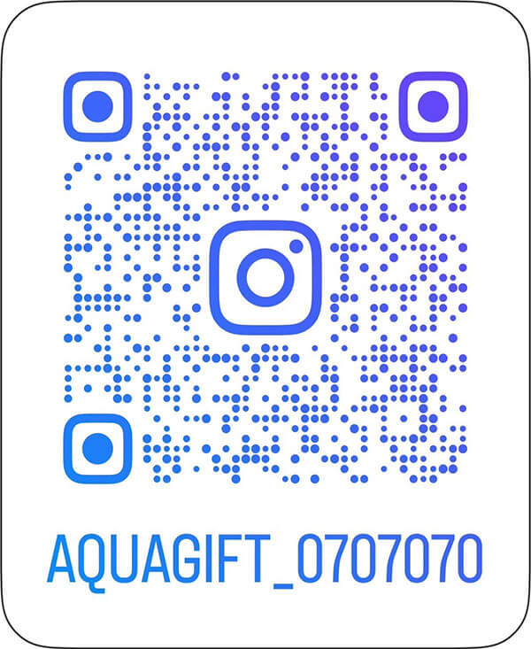 AQUA GIFT のインスタはこちら!!